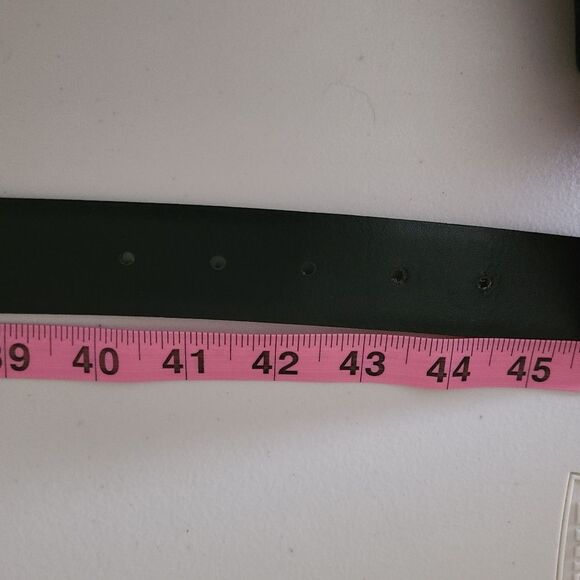 dockers full grain leather belt mens black size 42 - Picture 3 of 4